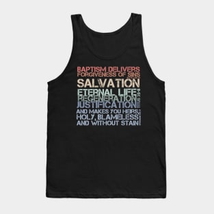 Baptism Delivers (Muted Colors) Tank Top